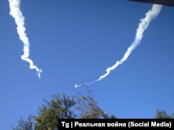 Украинская ПВО сбивает российские крылатые ракеты 11 октября