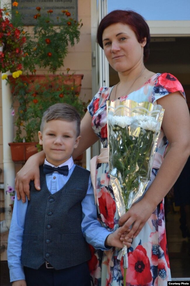 Ilya con su madre Tatiana
