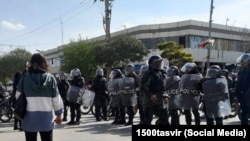 Policija u Ardabilu, u Iranu, 15. oktobra 2022.
