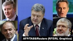 Szabad Európa-montázs az ukrán oligarchákról (Ahmetov, Porosenko, Firtas, Kolomojszkij, Pincsuk)