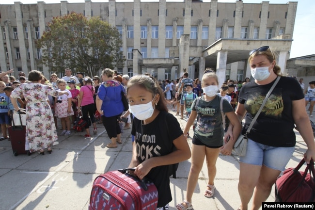 Евакуація дітей із Армянська, вересень 2018 року