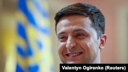 Кандидат в президенты Украины Владимир Зеленский.