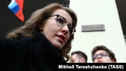 Russian journalist Ksenia Sobchak (file photo)