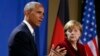 Барак Обама та Ангела Меркель виступають на прес-конференції після зустрічі в резиденції канцлера. Берлін, 17 листопада 2016 року