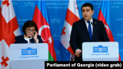 Сахиба Гафарова и Шалва Папуашвили