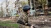 Северодонецк после очередного обстрела российскими военными, 16 апреля 2022 года