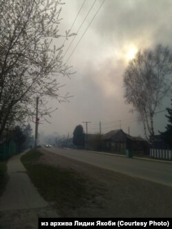 Пожар в городе Уяр, Красноярский край