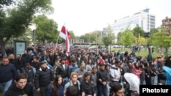 Шествие движения «Сопротивление» в Ереване, 12 мая 2022 г.