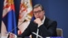 "Moramo da preživimo i delamo racionalno i pragmatički", rekao je Vučić u Bratislavi 2. juna 2022.