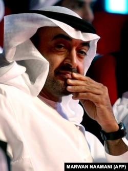 محمد بن‌زاید در آوریل ۲۰۰۸ در ابوظبی