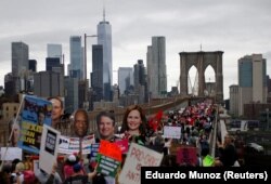 Protesti aktivista za pravo na abortus u New Yoruku, 14. maj 2022.