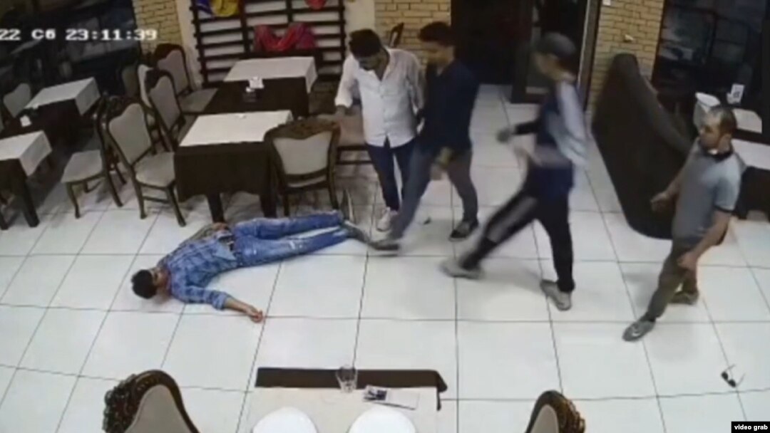 Видео байкоого тартылган тасмадан алынган сүрөт. Бишкек, 8-май, 2022-жыл.