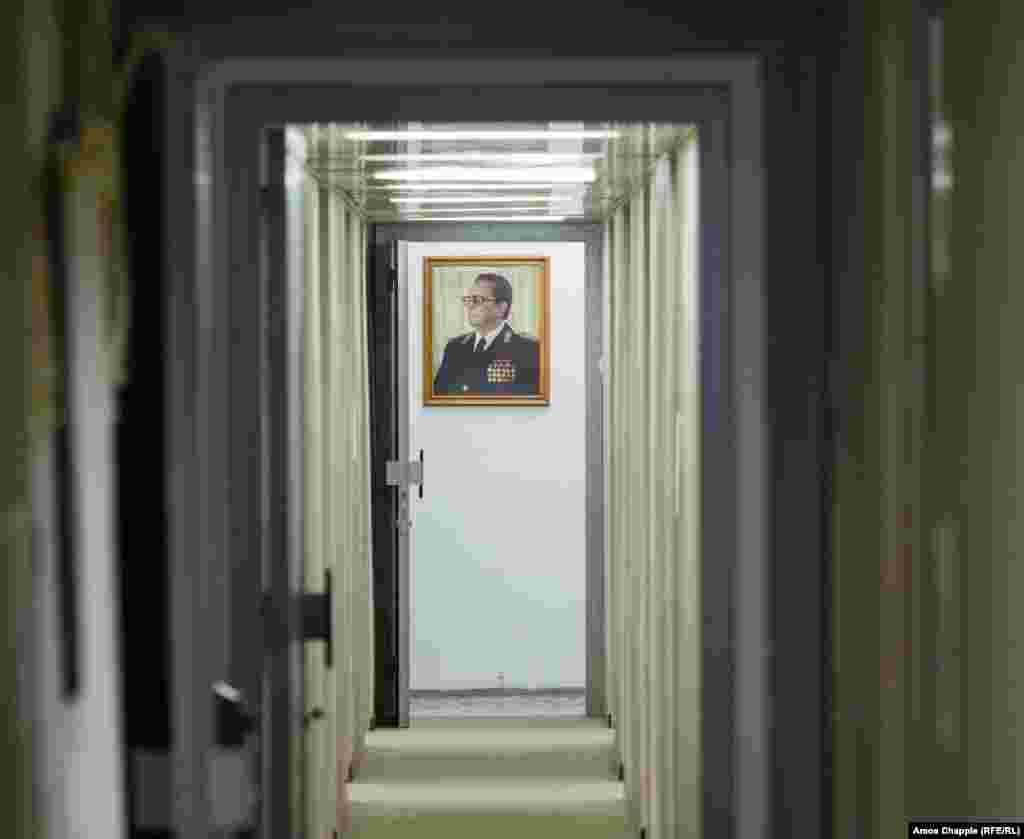 A portrait of Josip Broz Tito hangs in his underground &quot;Atomic War Command&quot; in Konjic, Bosnia-Herzegovina. It&#39;s existence during the Tito era was only known to the Yugoslav president, four generals, and a handful of soldiers who guarded it.&nbsp;