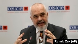 Еді Рама виступає на засіданні Постійної ради ОБСЄ, Відень, 9 січня 2020 року