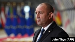 Președintele Bulgariei, Rumen Radev, într-o declarație de presă susținută pe 24 iunie, la Bruxelles. 