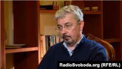 Олександр Ткаченко, міністр культури та інформаційної політики, під час інтерв'ю Радіо Свобода