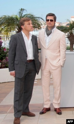  С Брад Пит, който играе основната роля в 