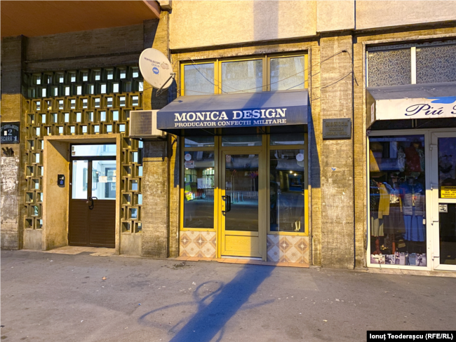 Sediul și punctul de lucru al firmei Monica Design din București.