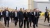 Правительственные делегации Польши и Дании на открытии газопровода Baltic Pipe