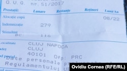 Indemnizația totală primită de o persoană cu grad de handicap accentuat (grad 2) este de mai puțin de 400 de lei pe lună.