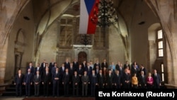Krerët shtetërorë në samitin në Pragë më 6 tetor 2022.