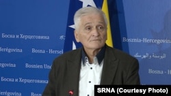 Nikola Spiric in Sarajevo in October 2022