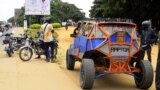 AFP SCREENSHOT - Sourou Edjareyo Malazouwe in Togo builds recycled car
