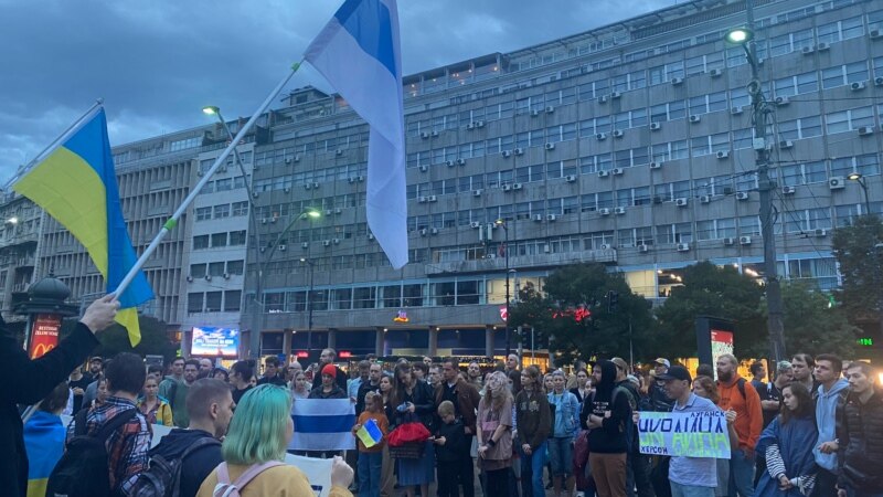Protest u Beogradu protiv ruske aneksije ukrajinskih teritorija