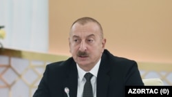Kazakhstan - President of Azerbaijan Ilham Aliyev attends the Meeting of CIS Heads of State Council in Astana - 14Oct2022