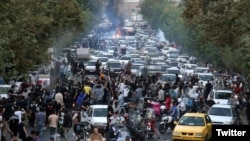 Protests in Iran on October 7