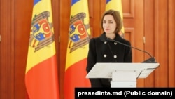 Moldovan President Maia Sandu (file photo)
