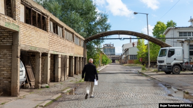 Parku industrial i kombinatit Trepça në Mitrovicë.