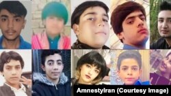 عکس شماری از کودکان کشته‌شده در اعتراض‌های ایران