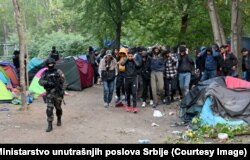 Akcija hapšenja migranata na severu Srbije 5. oktobra 2022.