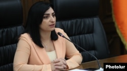 Taguhi Tovmasian said the concern was that "after [what happened] to (Nagorno-Karabakh), the Republic of Armenia is in serious danger." (file photo)