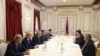 Տարբեր պատկերացումներ բանակցային գործընթացի վերաբերյալ. Հայաստանի ԱԺ նախագահն ընդունել է Արցախի պատվիրակությանը
