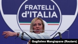 Italy's new prime minister, Giorgia Meloni (file photo)