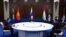 Садыр Жапаров, Владимир Путин жана Эмомали Рахмон. Астана шаары. 13-октябрь, 2022.
