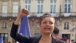 معترضان در فرانسه شعار "نسل کشی هزاره‌ها را متوقف کنید" سر دادند