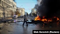 Rakétatámadás Kijev és több ukrán város ellen