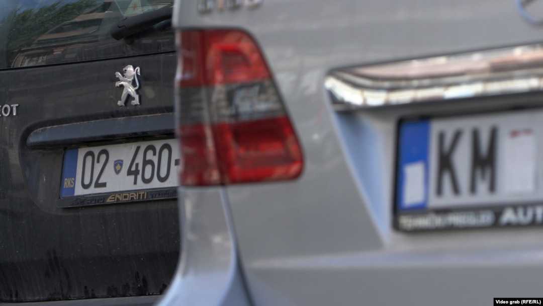 Kosovo License-Plate Issue Flares Up Again With Ban On Cars With