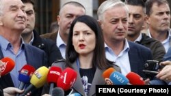 Kandidatkinja opzicionih stranaka za predsjednika Republike Srpske Jelena Trivić 