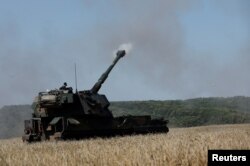 Украинская артиллерия на позициях в Донецкой области. 29 сентября 2022 года