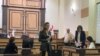 არქივის ფოტო: ნიკოლოზ ბასილაშვილის საქმის სასამართლო სხდომა. 28 სექტემბერი 