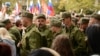 CRIMEA - A rally dedicated to seeing off Russian servicemen of the 47th motorized rifle division to the war, Sevastopol, 27Sep2022