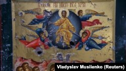 Iza ruskih snaga ostao razoren pravoslavni manastir