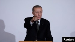 Presidenti i Turqisë, Recep Tayyip Erdogan. 