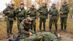 Подготовка призывников в рамках "частичной мобилизации"