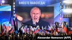 Канцэрт у Маскве з нагоды анэксіі Данецкай, Запароскай, Луганскай і Херсонскай вобласьцяў Украіны, 30 верасьня 2022 году