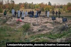 Varr masiv në rajonin e Donjeck. Fotografi e publikuar më 7 tetor 2022.